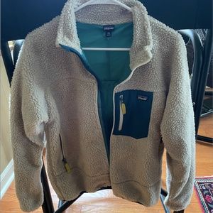 Patagonia Retro X Sherpa Fleece Full Zip Up Jacket Youth Kids